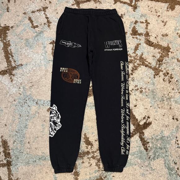 Darc Sport Wolves Club Limited Edition Sweatpants Size Small Streetwear - Picture 1 of 6